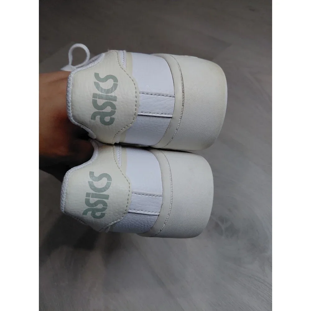 Size 11 - Asics White Leather Women's Sneakers